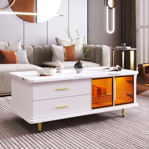 Modern Led Light Coffee Table
