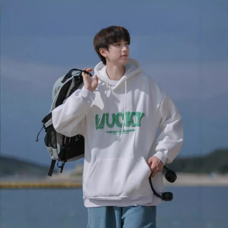 Men's Thin Loose Hoodie - Image 7