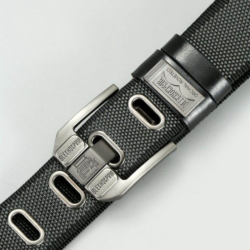 Casual Retro Pin Buckle Canvas Belt - Image 3