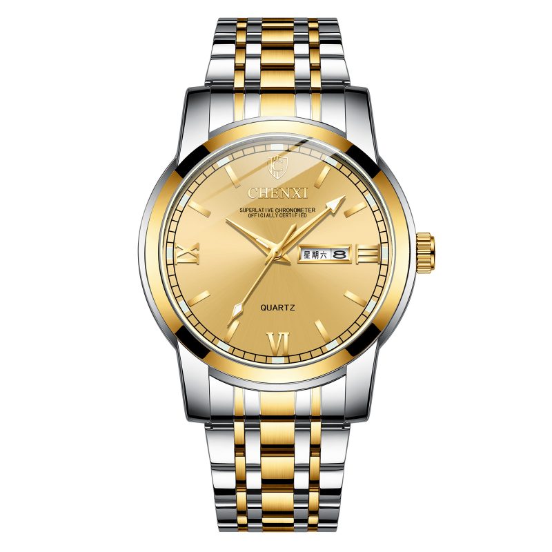 Double Calendar Luminous Waterproof Positive Watch - Image 8