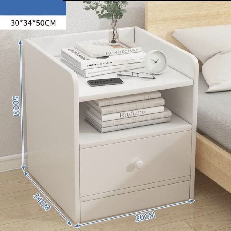 Crevice Simple Modern Bedside Table - Image 4