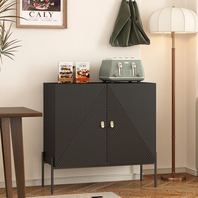 Coffee Bar Sideboards Buffets Cabinet For Living - Image 8
