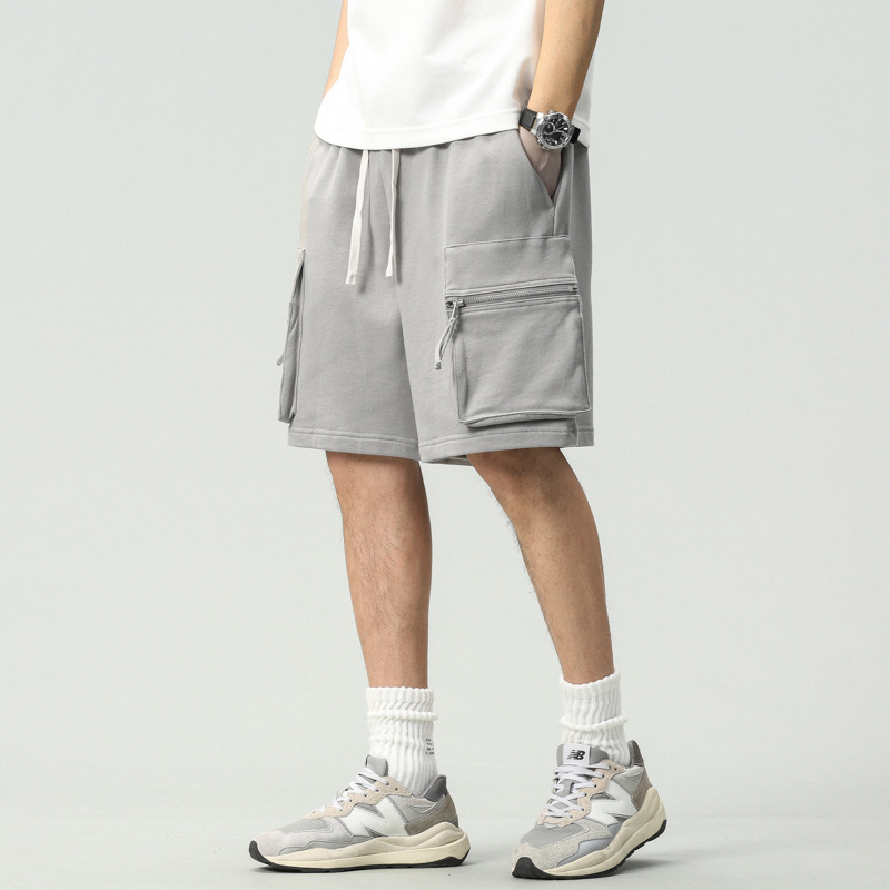 Soft Cargo Double Sided Pockets Shorts