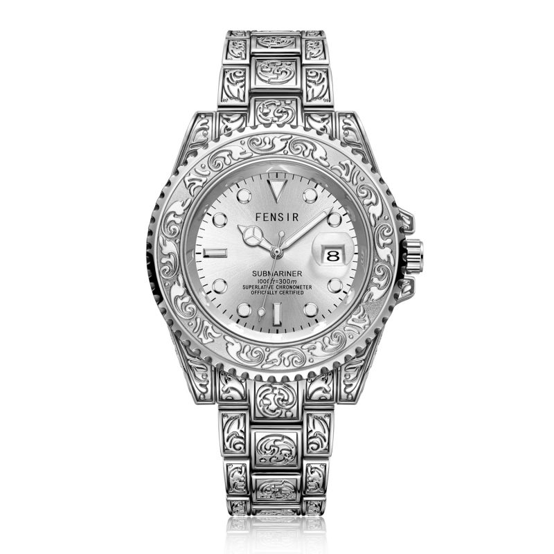 Waterproof Simple Men's Golden Watch - Image 6