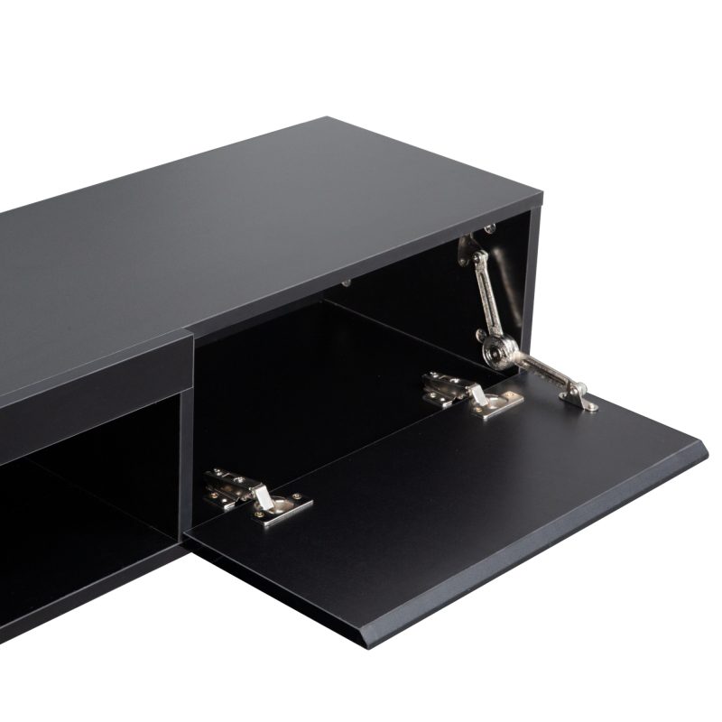 Floating TV Stand Wall Mounted With 16 Color LEDs - Image 10