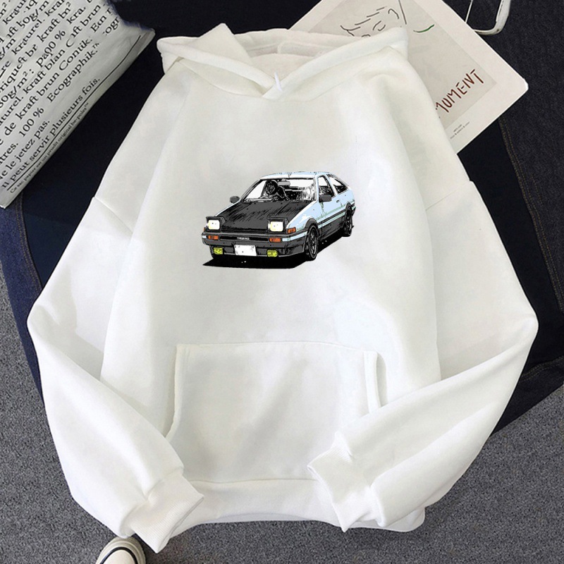Women Car Printing Fashion Hoodies