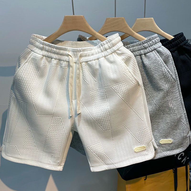 Fashion Wave Pattern Men Shorts