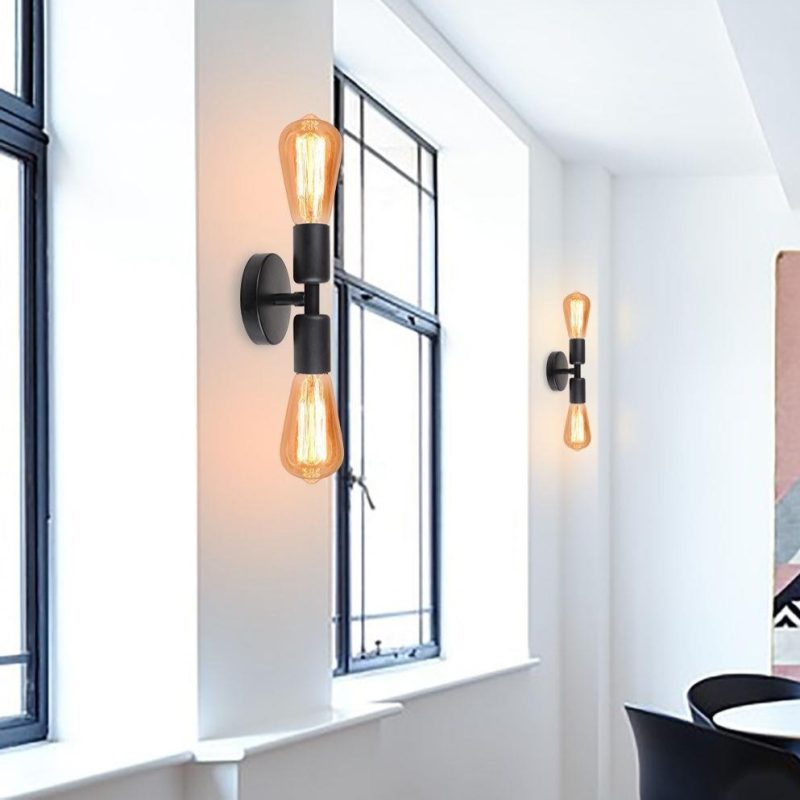 Creative Double-headed Aisle Bedside Wall Lamp