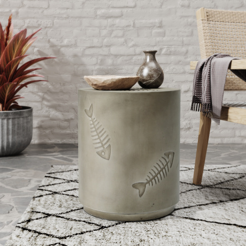 Fish Pattern Old Retro Coffee Table