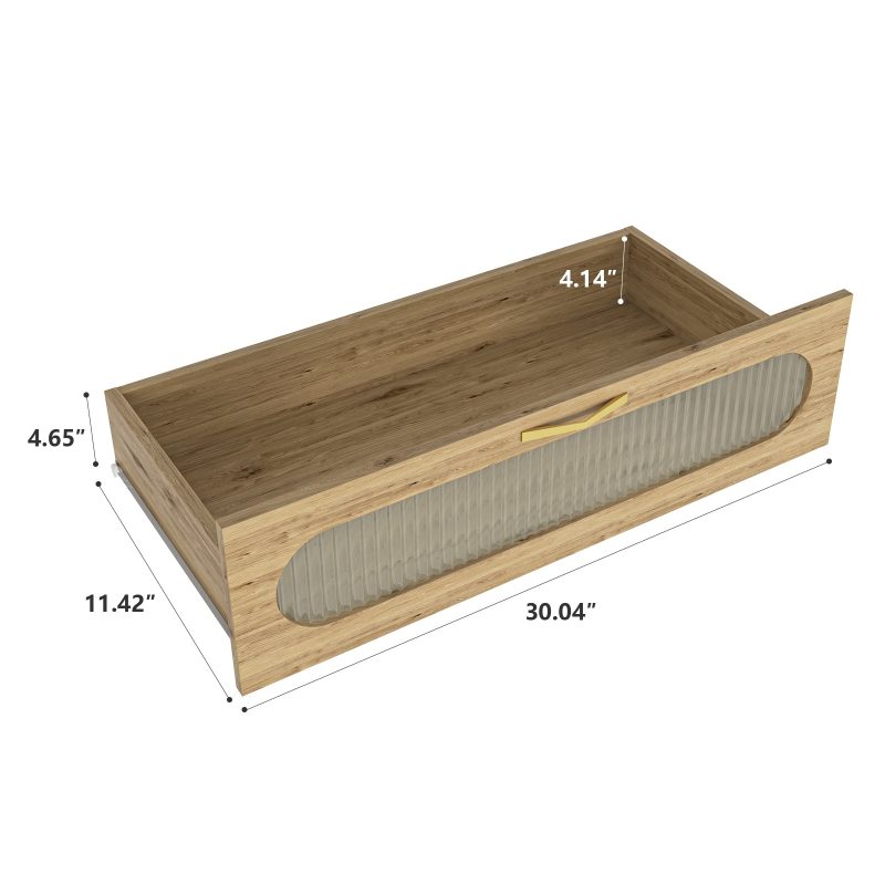 Modern Large Double Dresser With Wide 4 Drawers - Image 5