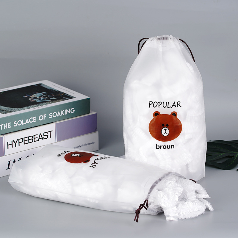 Disposable Bear Packaging Plastic Wrap Sets