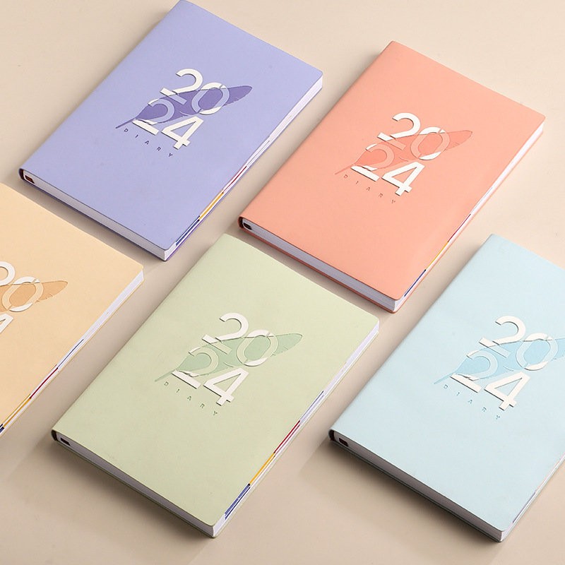 2024 365 Days Daily Planner Schedule Book