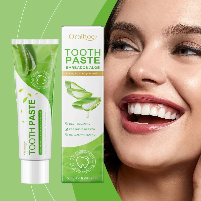 Fresh Oral Aloe Teeth Whitening Toothpaste