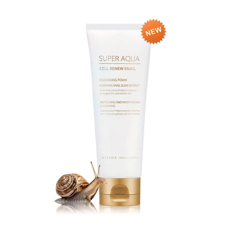 Super Aqua Cell Renew Snail Cleansing Foam