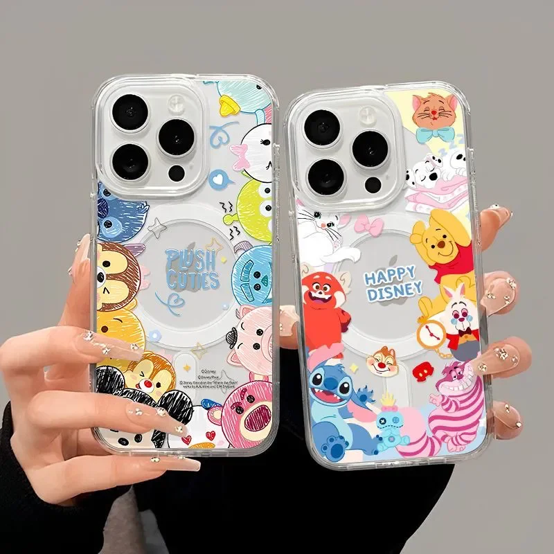 Magnetic Mickey Minnie Mouse Phone Case For iPhone