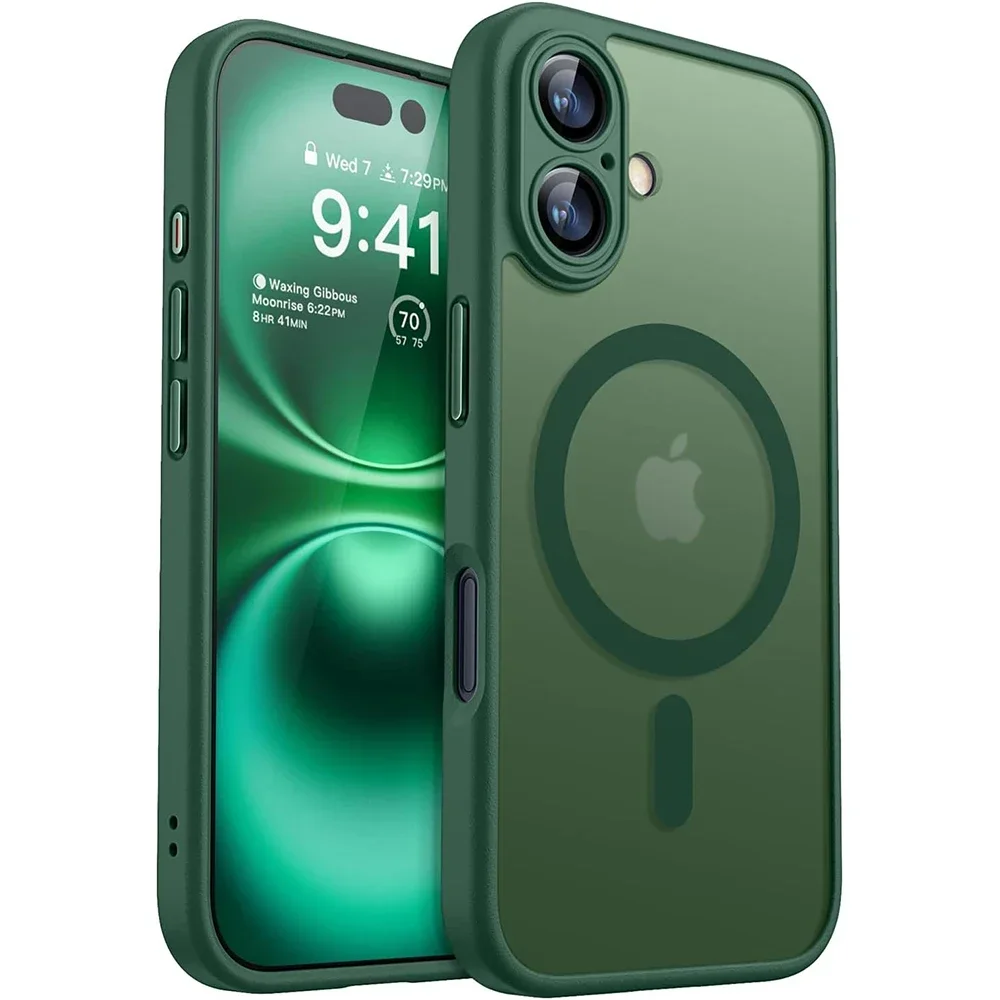Magnetic Luxury Armor Shockproof Case For iPhone