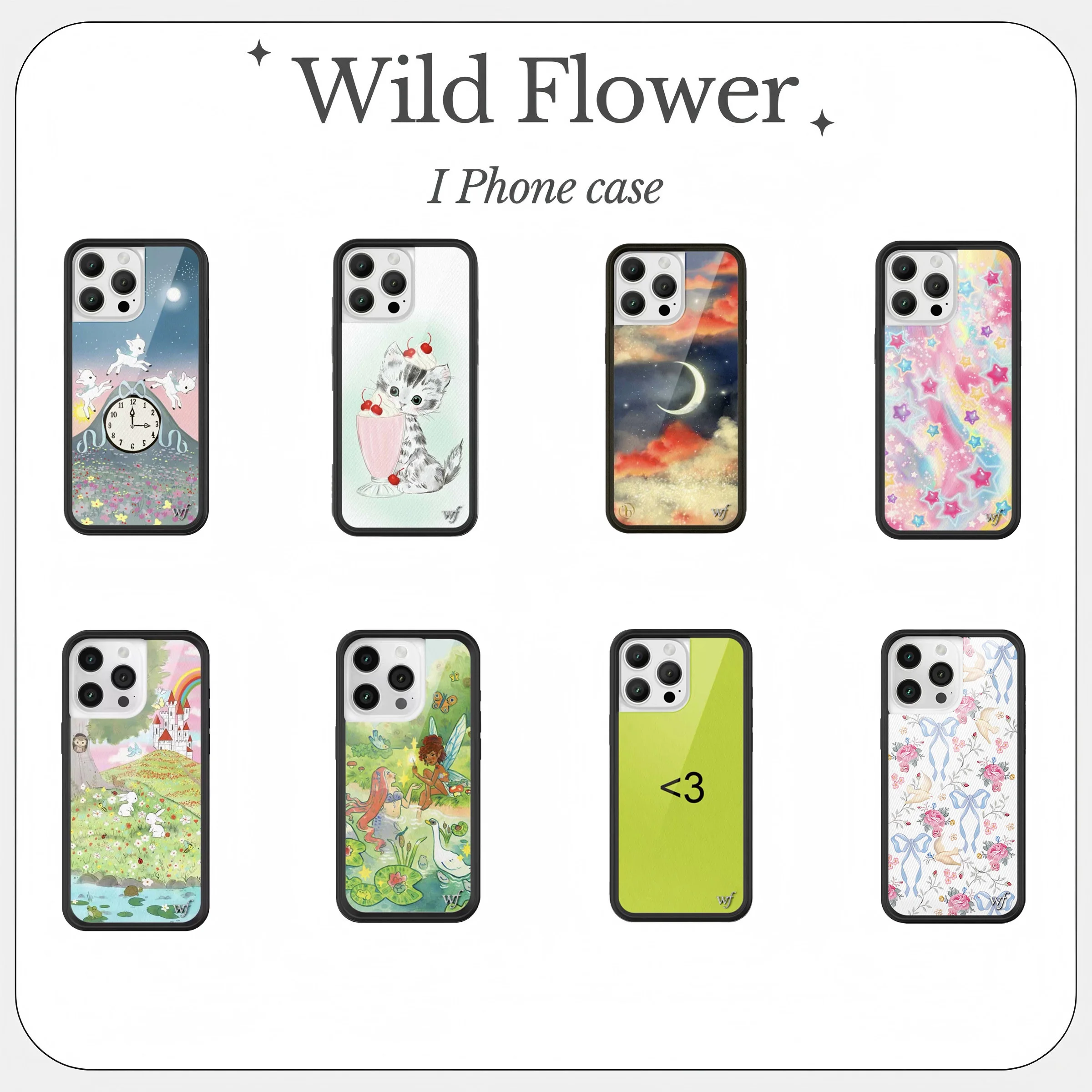 Wildflower 3 D Ins Butterfly Phone Case for Iphone