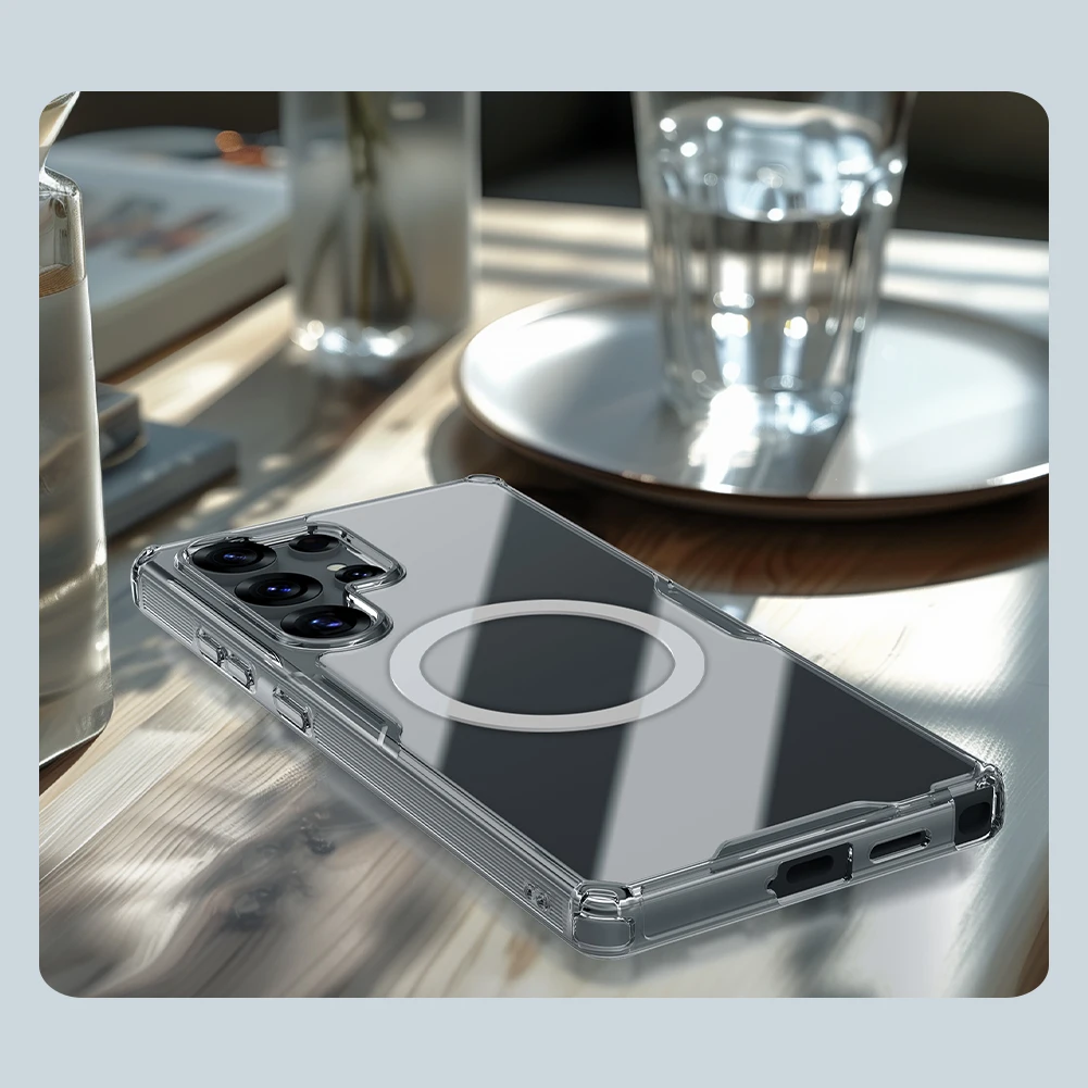 Magnetic Transparent Ultra Pro Phone Case