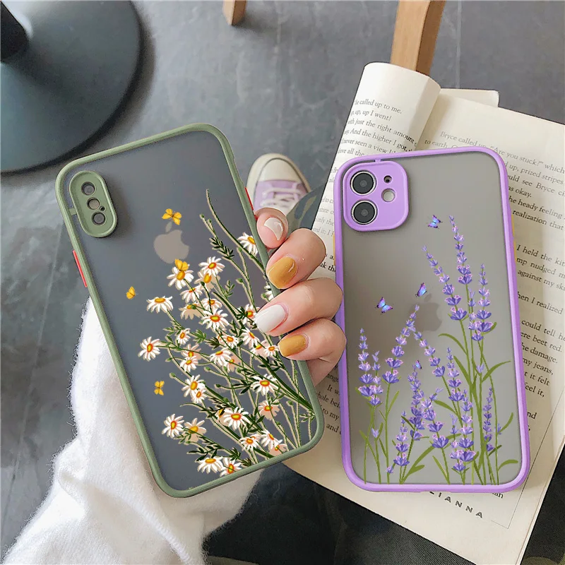 Butterfly Lavender Flower Phone Case for IPhone