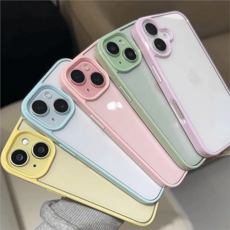 Luxury Bumper Protective Candy Color Case For iPhone