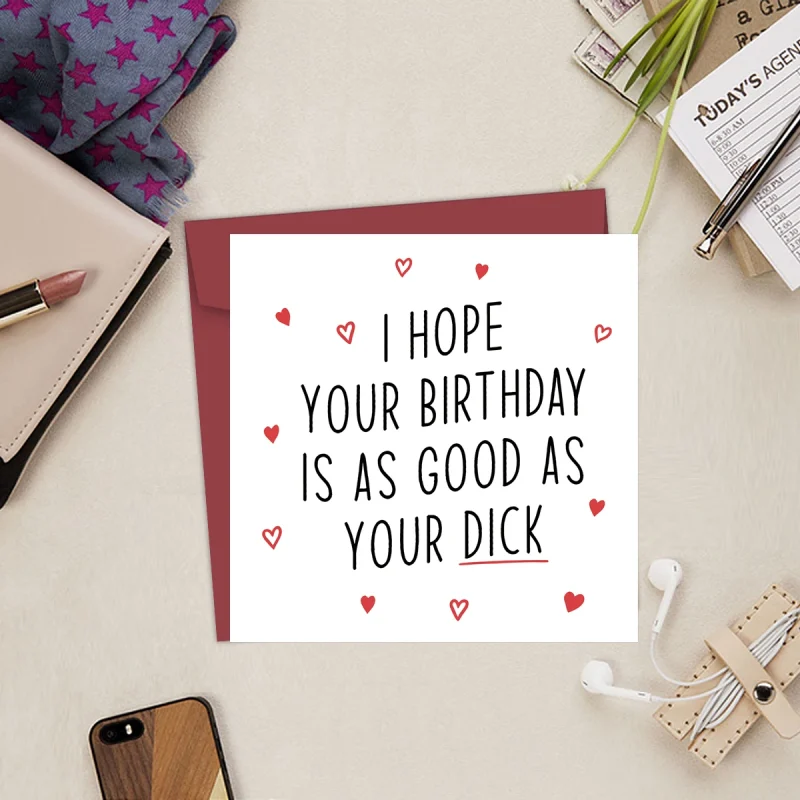 1PC Hilarious Birthday Card For Boyfriend