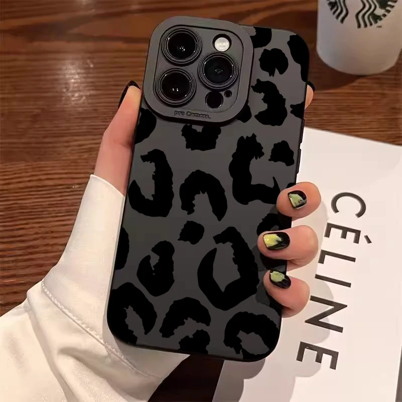Leopard Camera Protective Phone Case for iPhone