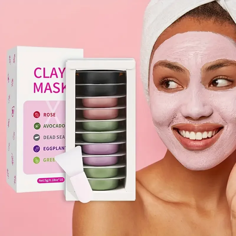 10pcs Clay Moisturizing and Hydrating Mask