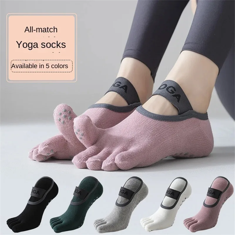 2025 Women’s Five Finger Yoga Socks – Non-Slip Workout Socks