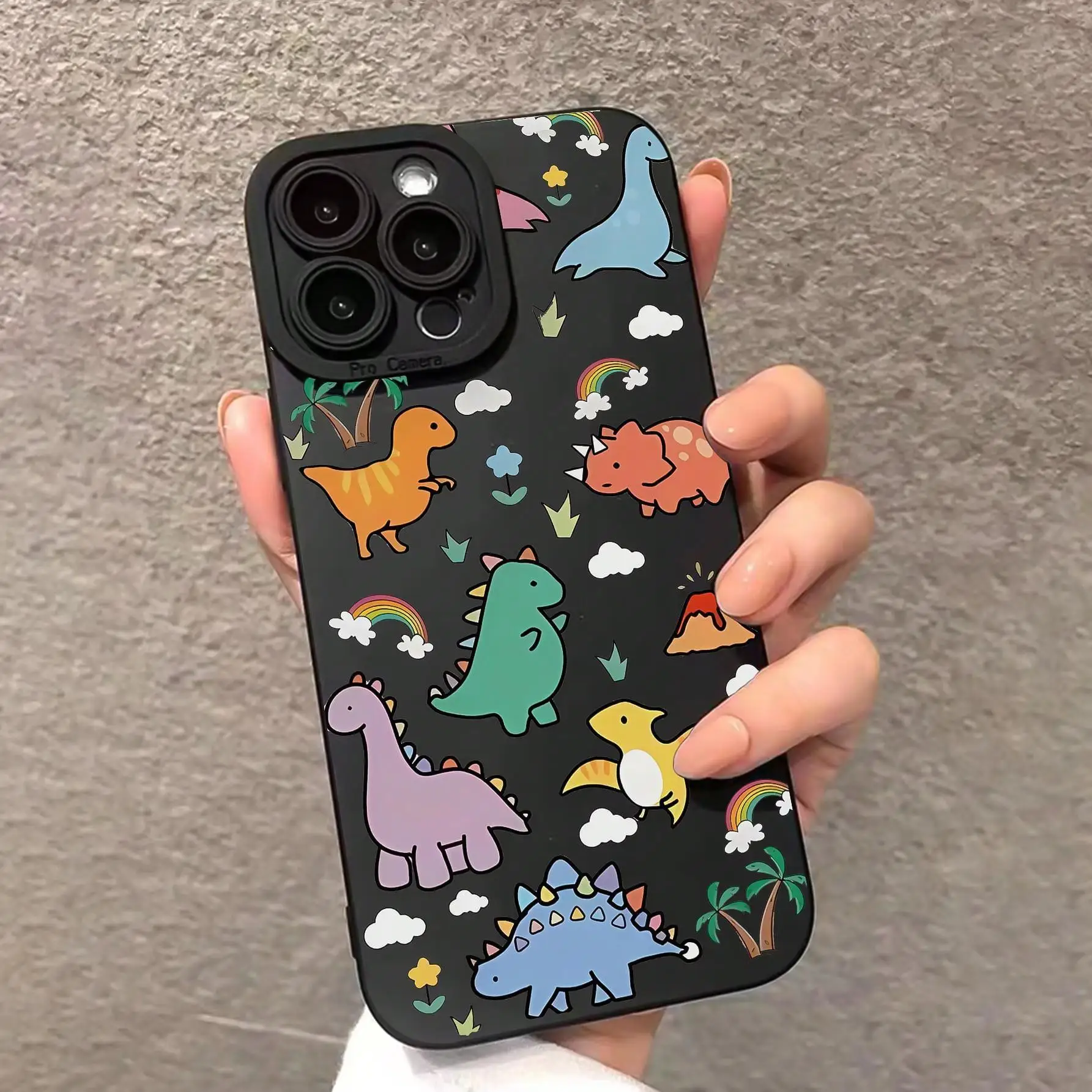 Cute Dinosaur Pattern Protective Phone Case
