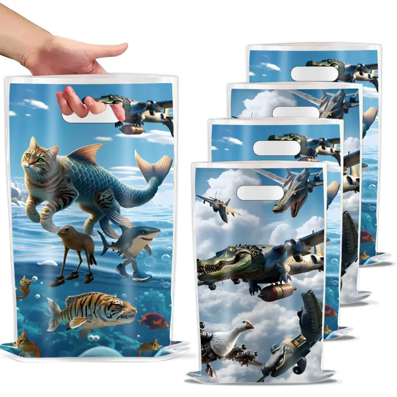 10/50Pcs Tung Tung Sahur Tralalo Gift Bags