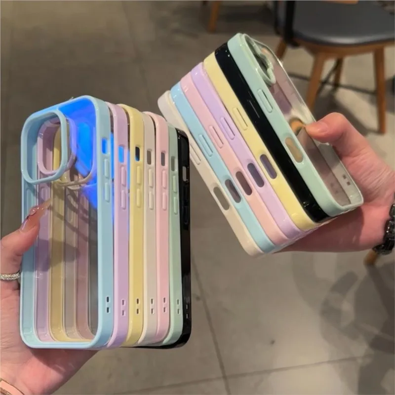 Luxury Bumper Protective Candy Color Case For iPhone - Image 4
