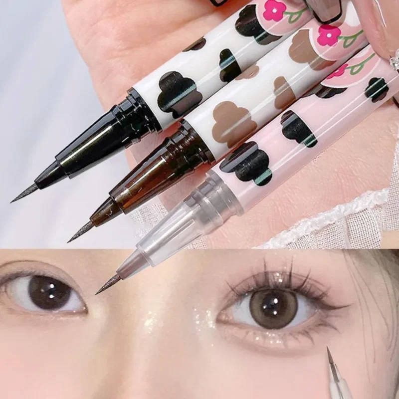 3 Colors Brown Lying Silkworm Liquid Eyeliner Pen