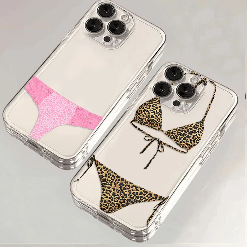 Leopard Print Bikini Phone Case for I Phone