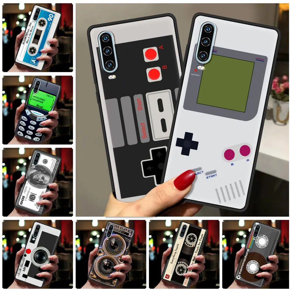 Vintage Tape Camera Gameboy Phone Case for Huawei