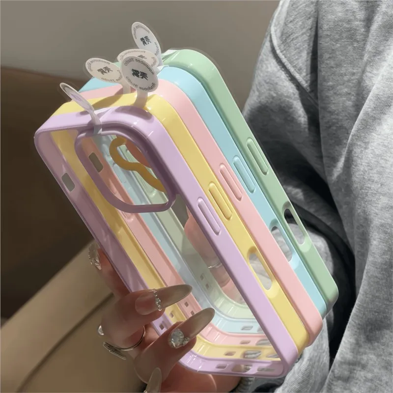 Luxury Bumper Protective Candy Color Case For iPhone - Image 5