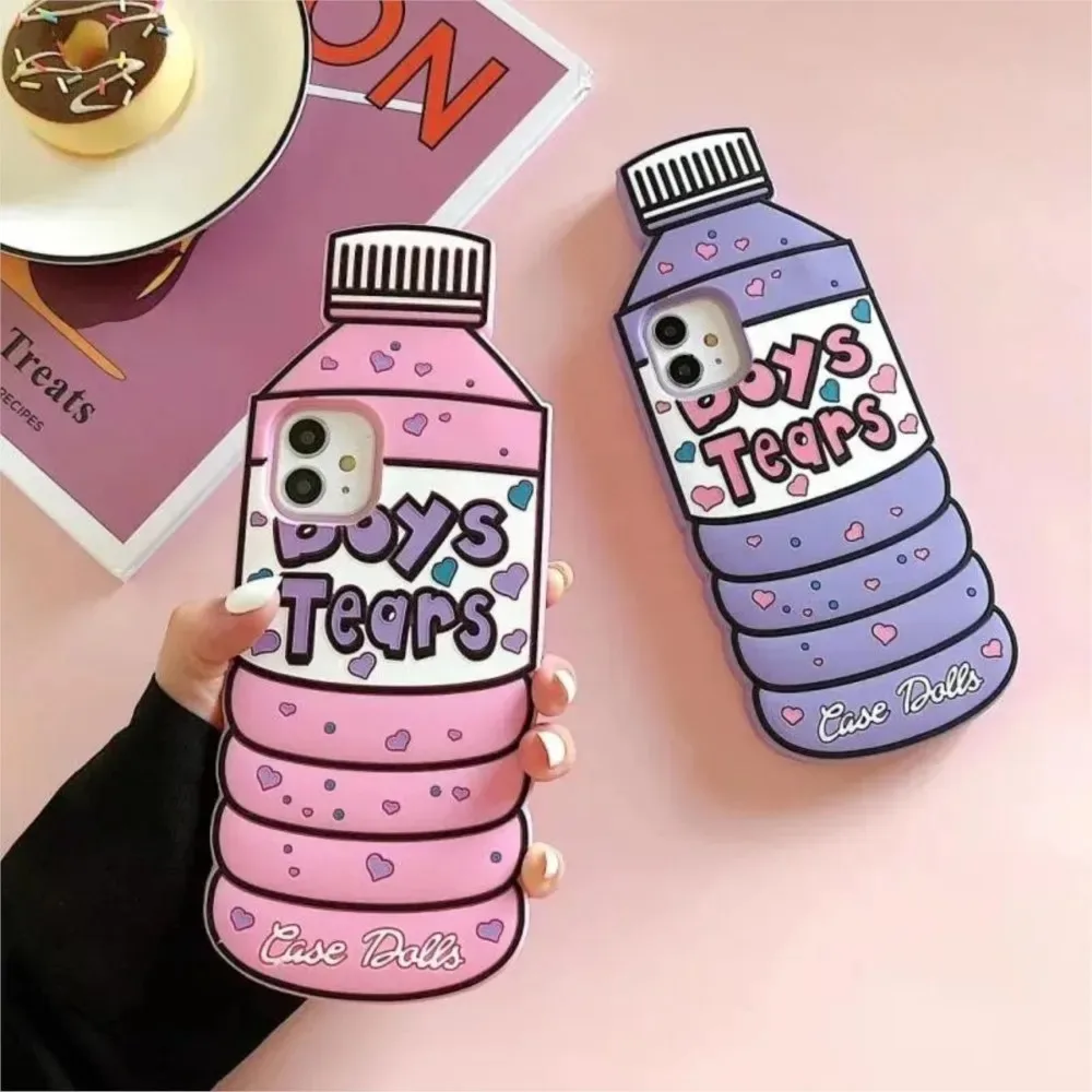 3D Soft Silicone Water Bottle Phone Case