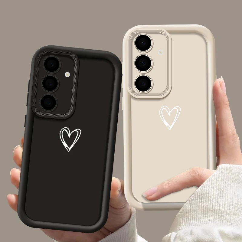 Simple Love Heart TPU Phone Case