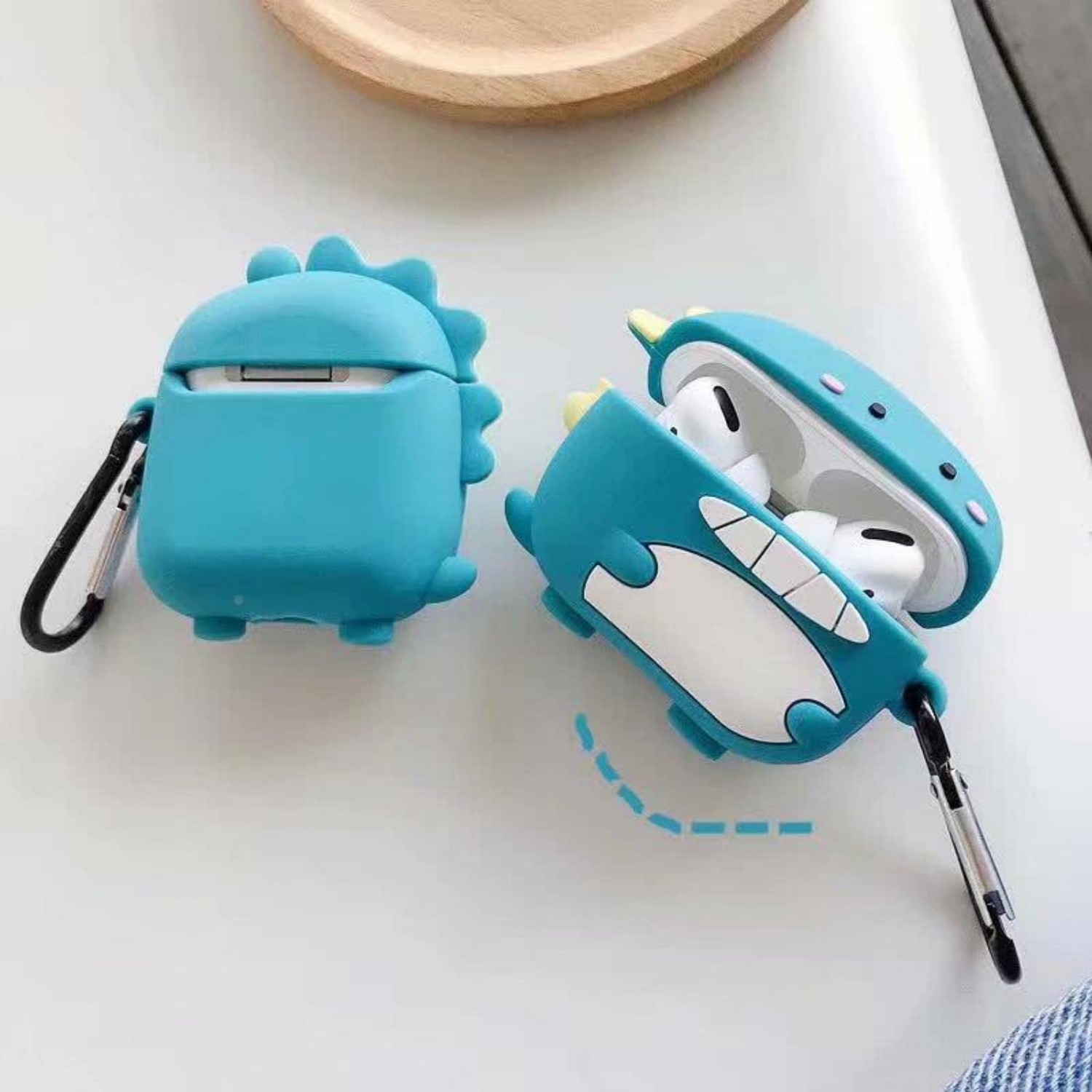 Silicone Cartoon Animal Earphone Case