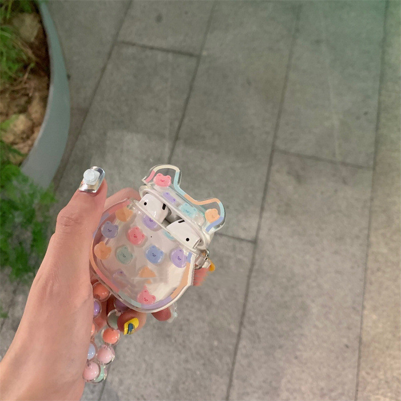 Cute Ins Rainbow Bean Earphone Case - Image 5