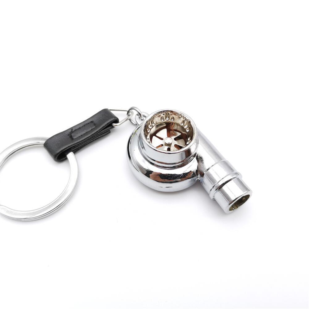 Car Turbo Whistle Simulation Alloy Metal Keychain - Image 6