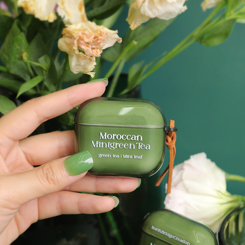 Temperament Green Earphone Soft Case