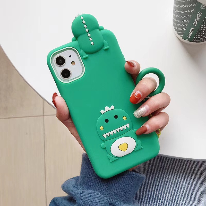 Silicone Duck & Dino Phone Case