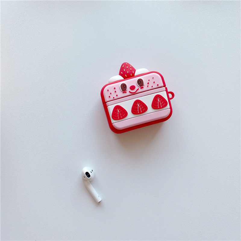 Wireless Strawberry Bluetooth Headset Case