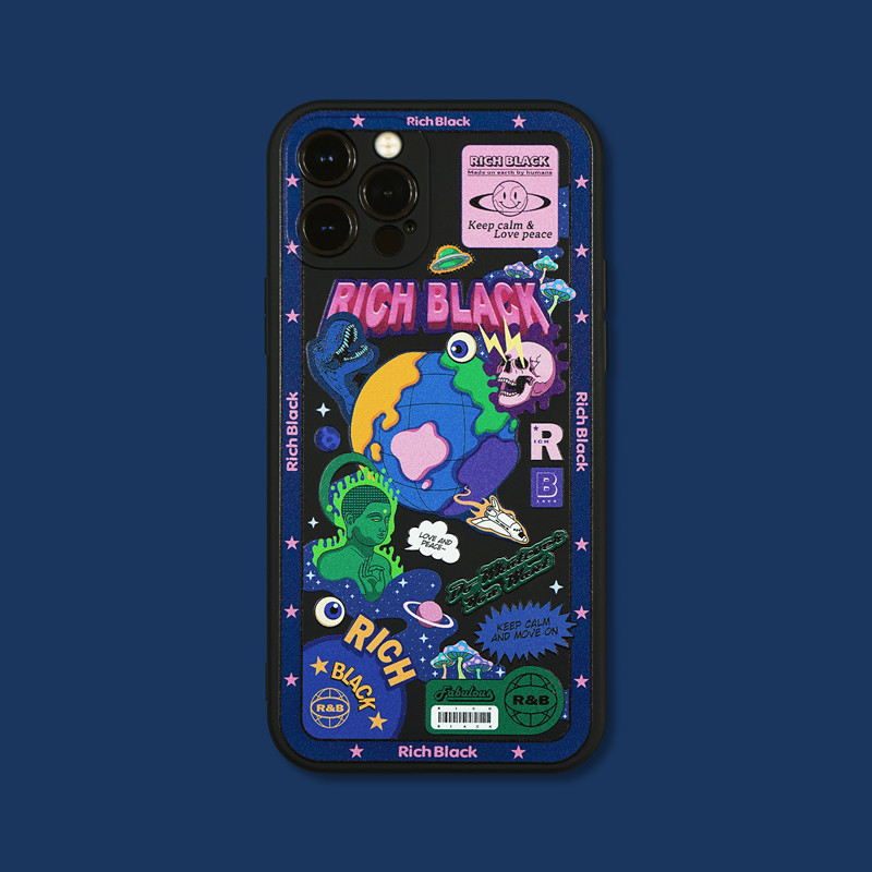 All-inclusive Galaxy Party Black Side Soft Case