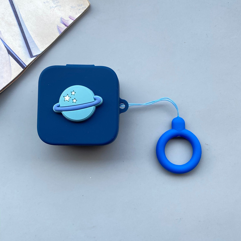 Solar Saturn Planet Earbuds Case