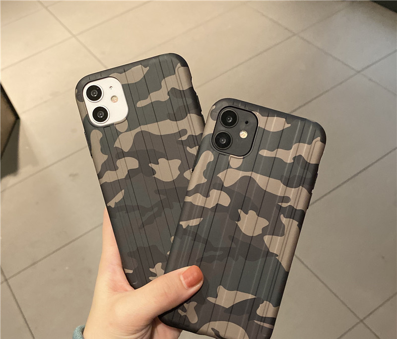 Silicone Anti-drop Camouflage Phone Case