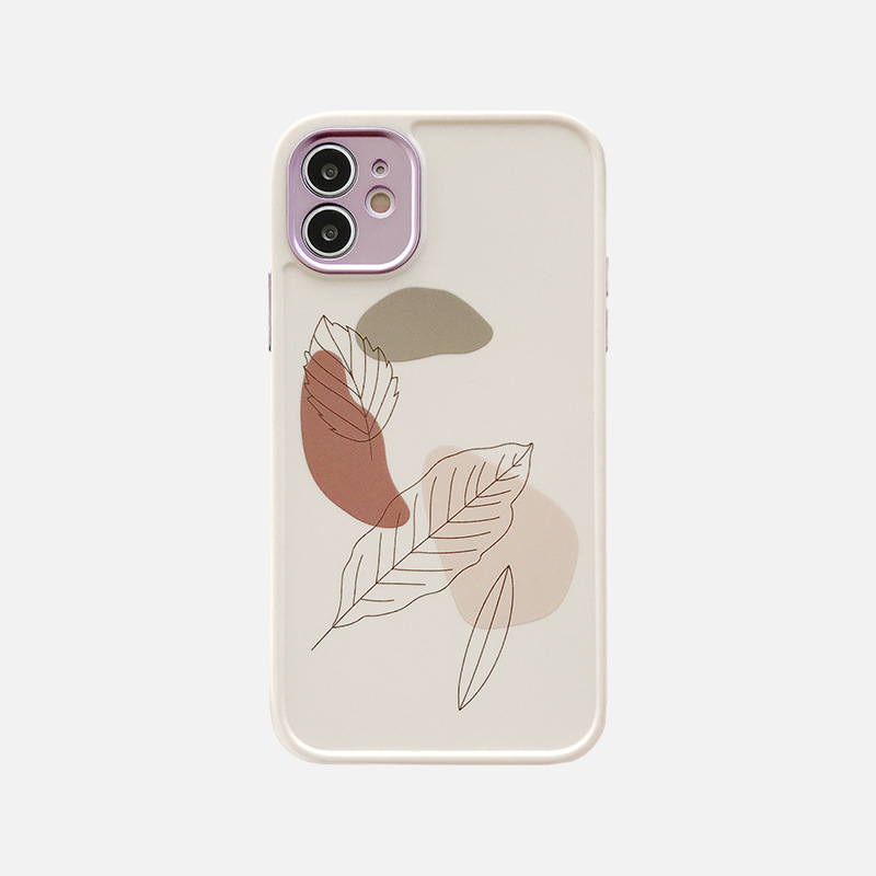 Vintage Leaf Flower Shockproof Phone Case - Image 4