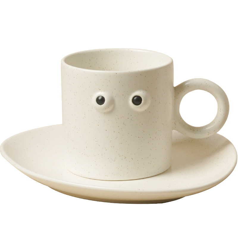 Zhimeijia Big Eyes Ceramic Mug