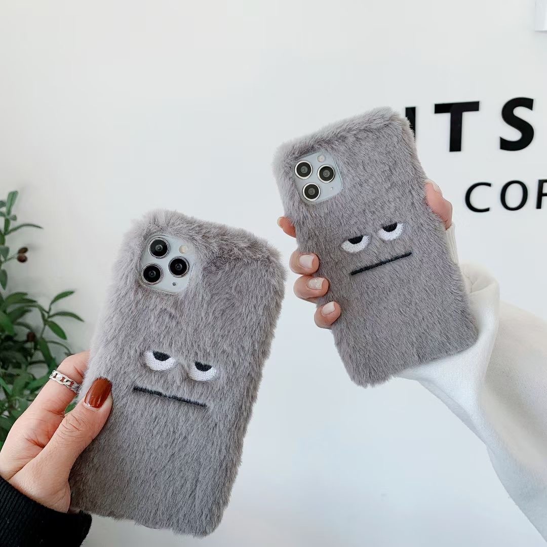 Plushy Warm Face Phone Case