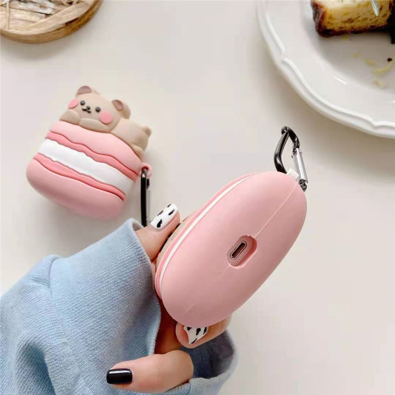 Cute Macaron Bear Protective Case - Image 4